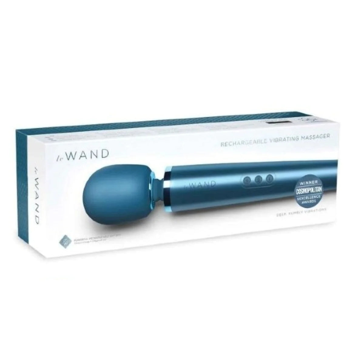 LE Wand Rechargeable Vibrating Massager - Blue - My Store