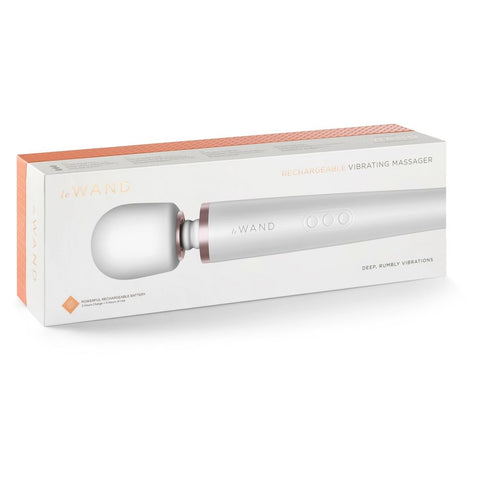 LE Wand Rechargeable Vibrating Massager - White - My Store