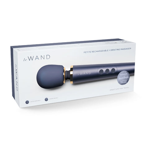 LE Wand Rechargeable Vibrating Massager - Navy - My Store