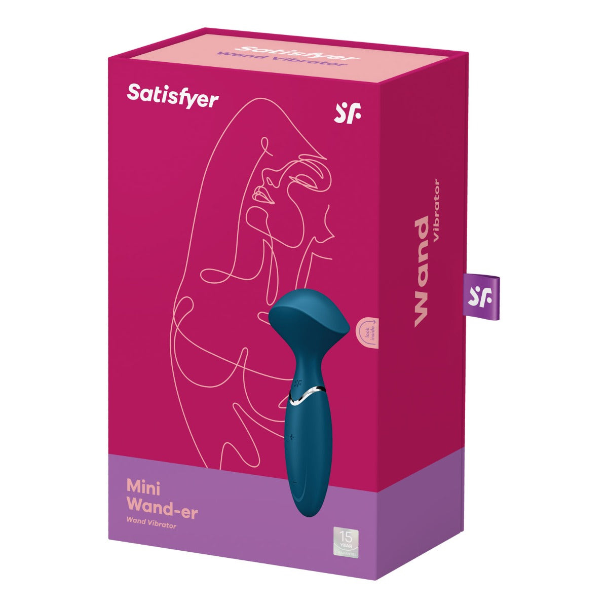 Satisfyer Mini Wand-er Wand Vibrator - Stone Grey - My Store