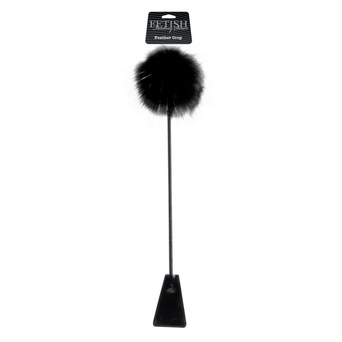Fetish Fantasy Series Limited Edition Feather Crop - Black - My Store
