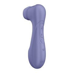 Close-up of Satisfyer Pro 2 Generation 3 lilac model showing smooth silicone finish