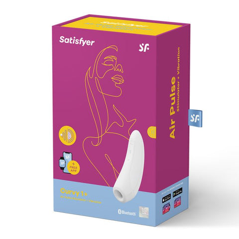 Satisfyer App Enabled Curvy 1+ White - My Store