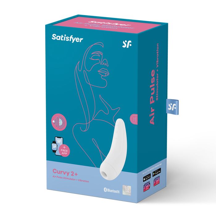 Satisfyer App Enabled Curvy 2+ White - My Store