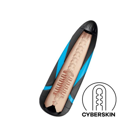 Satisfyer Men Sleeve - Tornado Bliss - Black/Blue - My Store