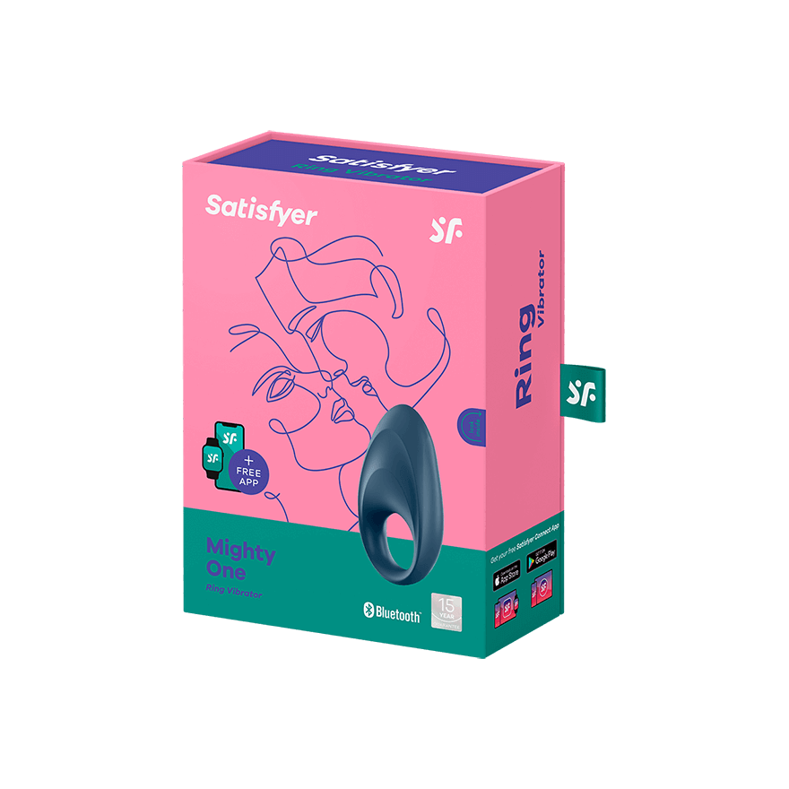 Satisfyer | Mighty One Ring Vibrator - Blue