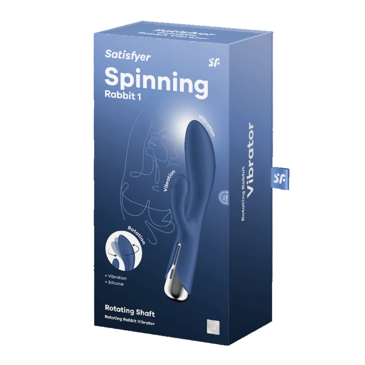 Rotating Rabbit Vibrator - Blue - My Store