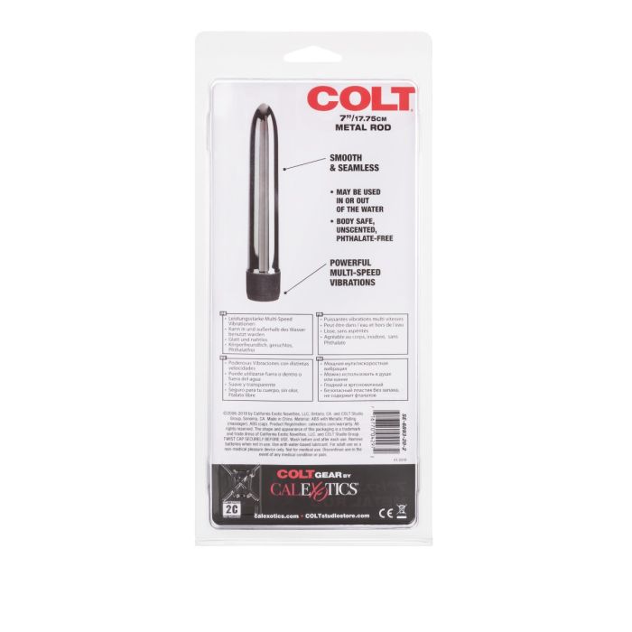 Colt | Metal 7inch Vibrator - Silver