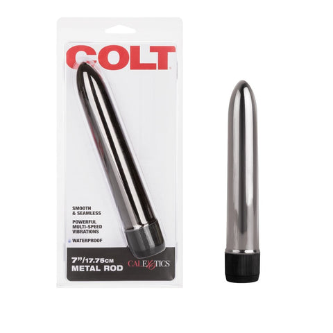 Colt Metal 7inch Vibrator - Silver - My Store