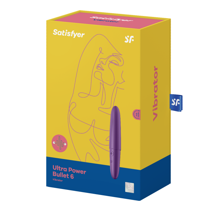 Satisfyer Ultra Power Bullet 6 Vibrator - Violet - My Store