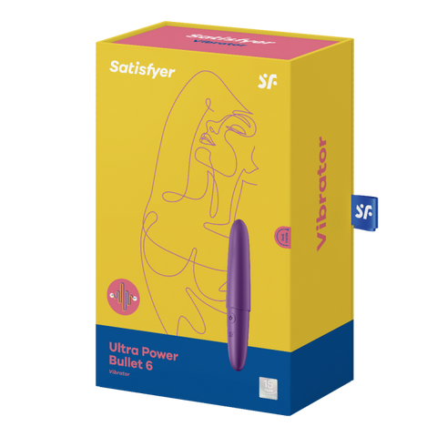 Satisfyer Ultra Power Bullet 6 Vibrator - Violet - My Store