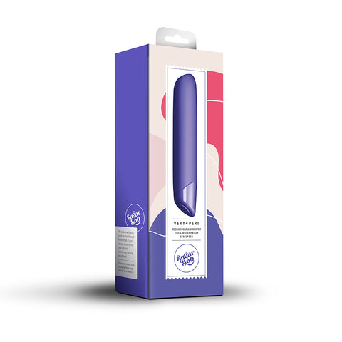 Rocks Off Sugar Boo Very Peri Vibrator - Purple - My Store